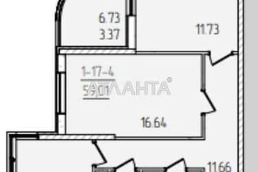 1-комнатная квартира по адресу ул. Краснова (площадь 59 м²) - Atlanta.ua - фото 10