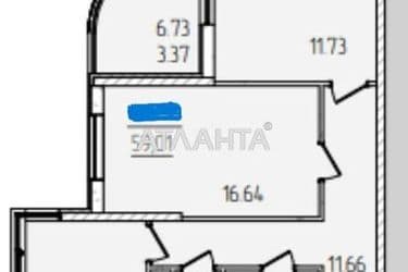 2-комнатная квартира по адресу ул. Краснова (площадь 59,0 м²) - Atlanta.ua - фото 6