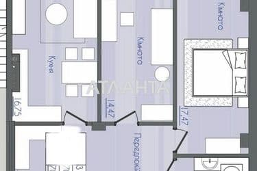 2-кімнатна квартира за адресою Фонтанська дор. (площа 70,7 м²) - Atlanta.ua - фото 16