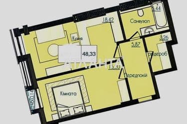1-room apartment apartment by the address st. Fontanskaya dor Perekopskoy Divizii (area 48,3 m²) - Atlanta.ua - photo 14