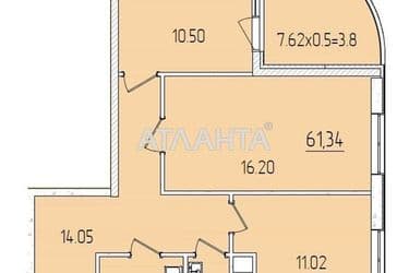 2-кімнатна квартира за адресою вул. Краснова (площа 61,3 м²) - Atlanta.ua - фото 9