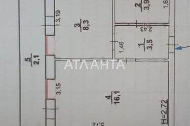 1-кімнатна квартира за адресою вул. Центральна (площа 33,9 м²) - Atlanta.ua - фото 18