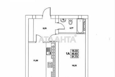 1-кімнатна квартира за адресою вул. Міланська (площа 53 м²) - Atlanta.ua - фото 14