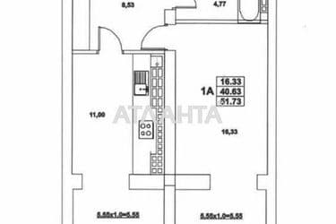 2-кімнатна квартира за адресою Руанський пров. (площа 75 м²) - Atlanta.ua - фото 16