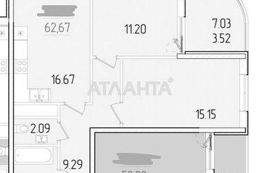 2-кімнатна квартира за адресою вул. Краснова (площа 62,8 м²) - Atlanta.ua - фото 8