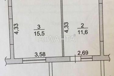 1-кімнатна квартира за адресою вул. Заболотного (площа 40,6 м²) - Atlanta.ua - фото 28