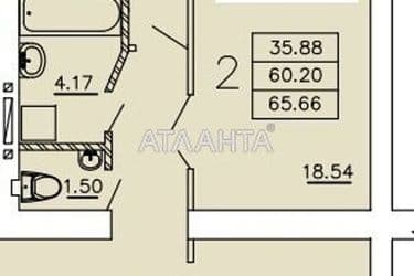 2-rooms apartment apartment by the address st. Dnepropetr dor Semena Paliya (area 65,7 m²) - Atlanta.ua - photo 7