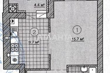 1-кімнатна квартира за адресою Приозерний бульвар (площа 38,3 м²) - Atlanta.ua - фото 38