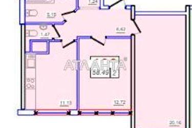 2-кімнатна квартира за адресою вул. Перлинна (площа 60 м²) - Atlanta.ua - фото 34