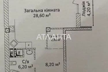 1-кімнатна квартира за адресою вул. Єврейська (площа 47,9 м²) - Atlanta.ua - фото 5