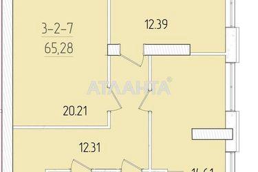 2-кімнатна квартира за адресою вул. Краснова (площа 65,3 м²) - Atlanta.ua - фото 6