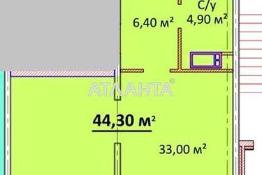 1-кімнатна квартира за адресою вул. Літературна (площа 43 м²) - Atlanta.ua - фото 14