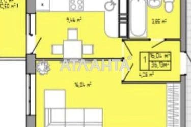 1-кімнатна квартира за адресою вул. Пішонівська (площа 36 м²) - Atlanta.ua - фото 11