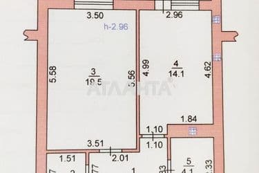 1-кімнатна квартира за адресою вул. Парусна (площа 50,2 м²) - Atlanta.ua - фото 14