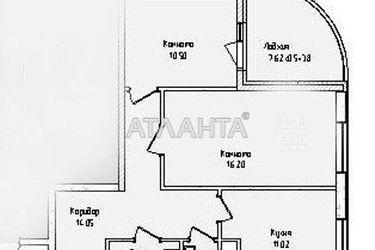 2-кімнатна квартира за адресою вул. Краснова (площа 61,3 м²) - Atlanta.ua - фото 8