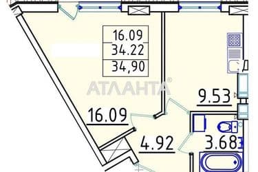 1-кімнатна квартира за адресою Люстдорфська дор. (площа 34,9 м²) - Atlanta.ua - фото 19