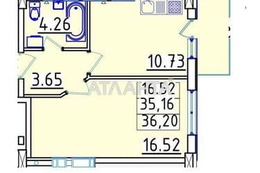 1-кімнатна квартира за адресою Люстдорфська дор. (площа 36,5 м²) - Atlanta.ua - фото 24