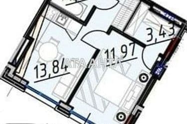 1-room apartment apartment by the address st. Fontanskaya dor Perekopskoy Divizii (area 33,4 m²) - Atlanta.ua - photo 8