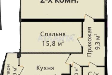 2-комнатная квартира по адресу Шевченко пр. (площадь 80 м²) - Atlanta.ua - фото 37