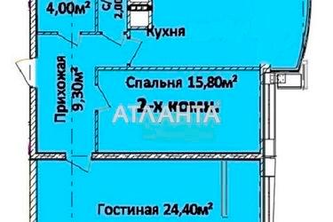 2-кімнатна квартира за адресою Гагаріна пр. (площа 74 м²) - Atlanta.ua - фото 18