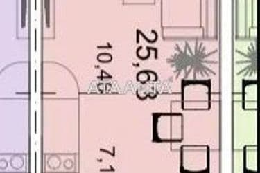 1-кімнатна квартира за адресою вул. Гагарінське плато (площа 27,9 м²) - Atlanta.ua - фото 8