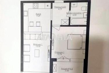 1-кімнатна квартира за адресою вул. Французький бульв. (площа 47,9 м²) - Atlanta.ua - фото 11