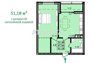 1-room apartment apartment by the address st. Franko Ivana (area 51 m²) - Atlanta.ua - photo 12