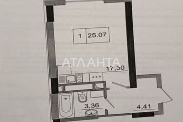 1-room apartment apartment by the address st. 7 km ovidiopolskoy dor (area 25 m²) - Atlanta.ua - photo 8
