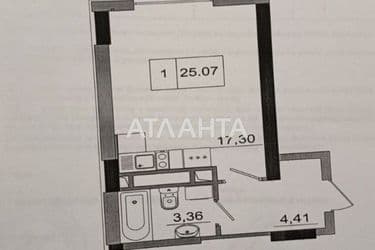 1-комнатная квартира по адресу 7 км овидиопольской дор. (площадь 25 м²) - Atlanta.ua - фото 8