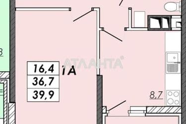 1-room apartment apartment by the address st. Ovidiopolskaya dor (area 39,9 m²) - Atlanta.ua - photo 9