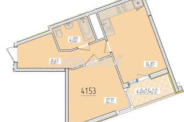 1-room apartment apartment by the address st. Krasnova (area 42 m²) - Atlanta.ua - photo 16