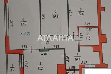 3-комнатная квартира по адресу пр. Вячеслава Черновола (площадь 67,5 м²) - Atlanta.ua - фото 22
