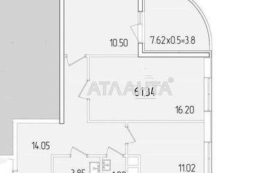 2-кімнатна квартира за адресою вул. Краснова (площа 61,3 м²) - Atlanta.ua - фото 16