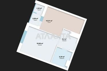 1-room apartment apartment by the address st. Ivana Vygovskogo (area 48 m²) - Atlanta.ua - photo 44