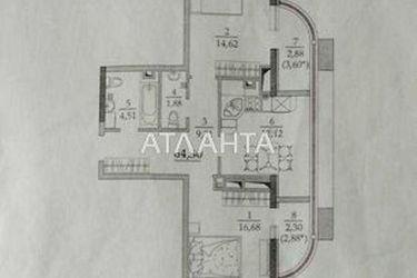 2-кімнатна квартира за адресою вул. Вільямса ак. (площа 64,3 м²) - Atlanta.ua - фото 36