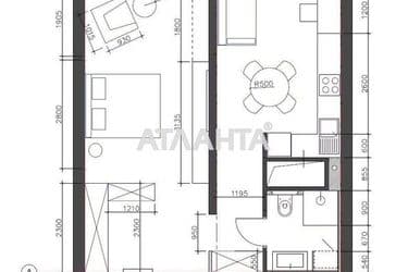 1-room apartment apartment by the address st. Lyustdorfskaya dor Chernomorskaya dor (area 46 m²) - Atlanta.ua - photo 34