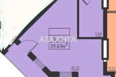 1-room apartment apartment by the address st. Dacha Kovalevskogo Amundsena (area 40 m²) - Atlanta.ua - photo 11