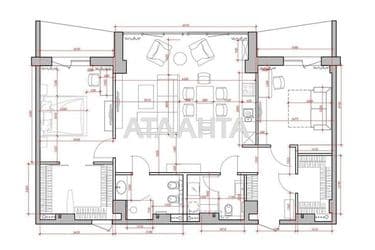 2-rooms apartment apartment by the address st. Frantsuzskiy bul Proletarskiy bul (area 110 m²) - Atlanta.ua - photo 44