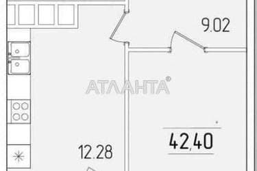 1-room apartment apartment by the address st. Krasnova (area 43 m²) - Atlanta.ua - photo 6