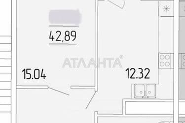 1-кімнатна квартира за адресою вул. Краснова (площа 42,9 м²) - Atlanta.ua - фото 8