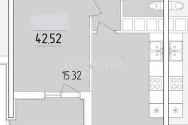 1-кімнатна квартира за адресою вул. Краснова (площа 42,5 м²) - Atlanta.ua - фото 14