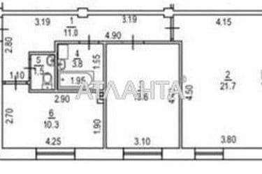 2-кімнатна квартира за адресою вул. Тульська (площа 61,9 м²) - Atlanta.ua - фото 21