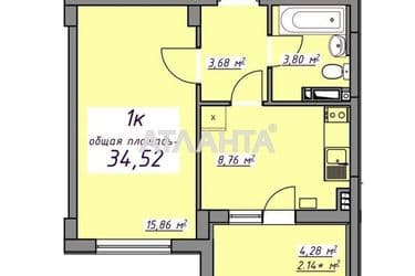 1-кімнатна квартира за адресою вул. Масив 10 (площа 34,5 м²) - Atlanta.ua - фото 11