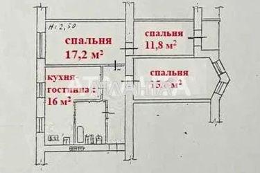 3-комнатная квартира по адресу Артиллерийский 2-й пер. (площадь 74,8 м²) - Atlanta.ua - фото 49