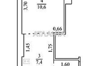 1-room apartment apartment by the address st. Koroleva ak (area 25,4 m²) - Atlanta.ua - photo 22