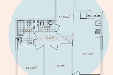 2-кімнатна квартира за адресою Європейського Союзу просп. (площа 75,3 м²) - Atlanta.ua - фото 26