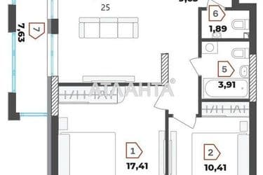 2-комнатная квартира по адресу ул. Набережно-Рыбальская (площадь 70 м²) - Atlanta.ua - фото 26