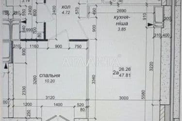 1-кімнатна квартира за адресою вул. Приміська (площа 48 м²) - Atlanta.ua - фото 7