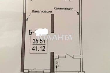 1-комнатная квартира по адресу ул. Дача Ковалевского (площадь 41,1 м²) - Atlanta.ua - фото 7