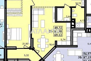 2-кімнатна квартира за адресою вул. Франка Івана (площа 69,1 м²) - Atlanta.ua - фото 32